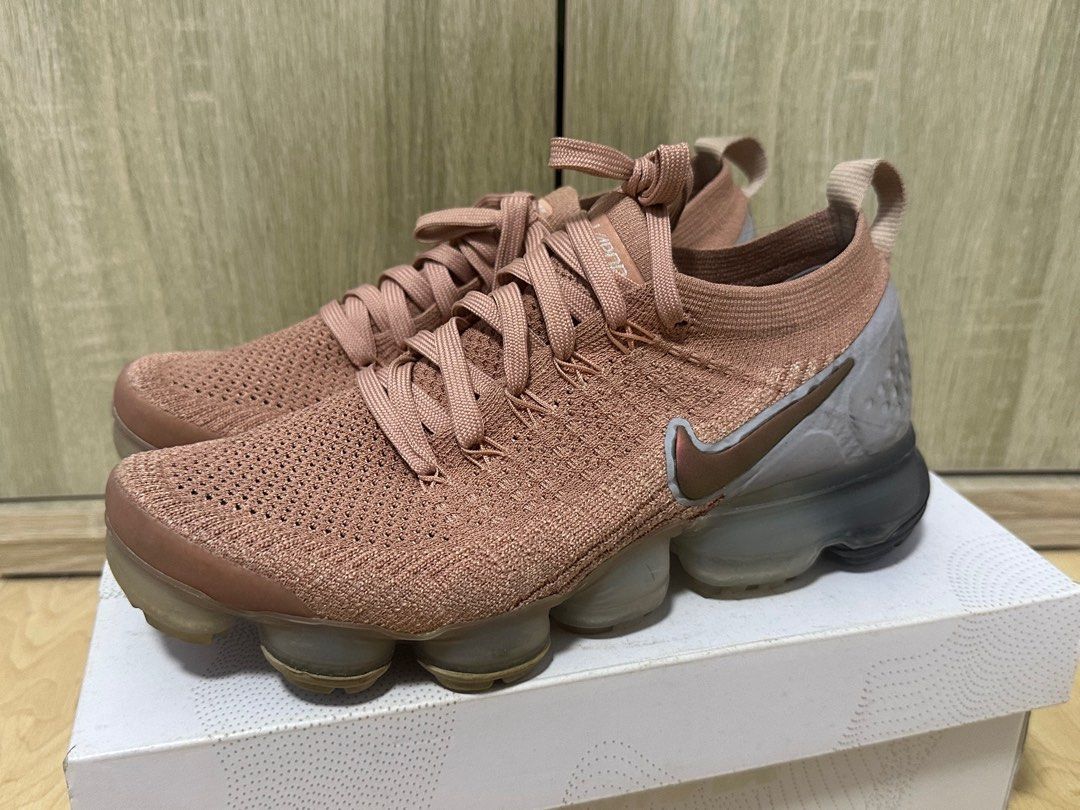 rose gold nike air vapormax