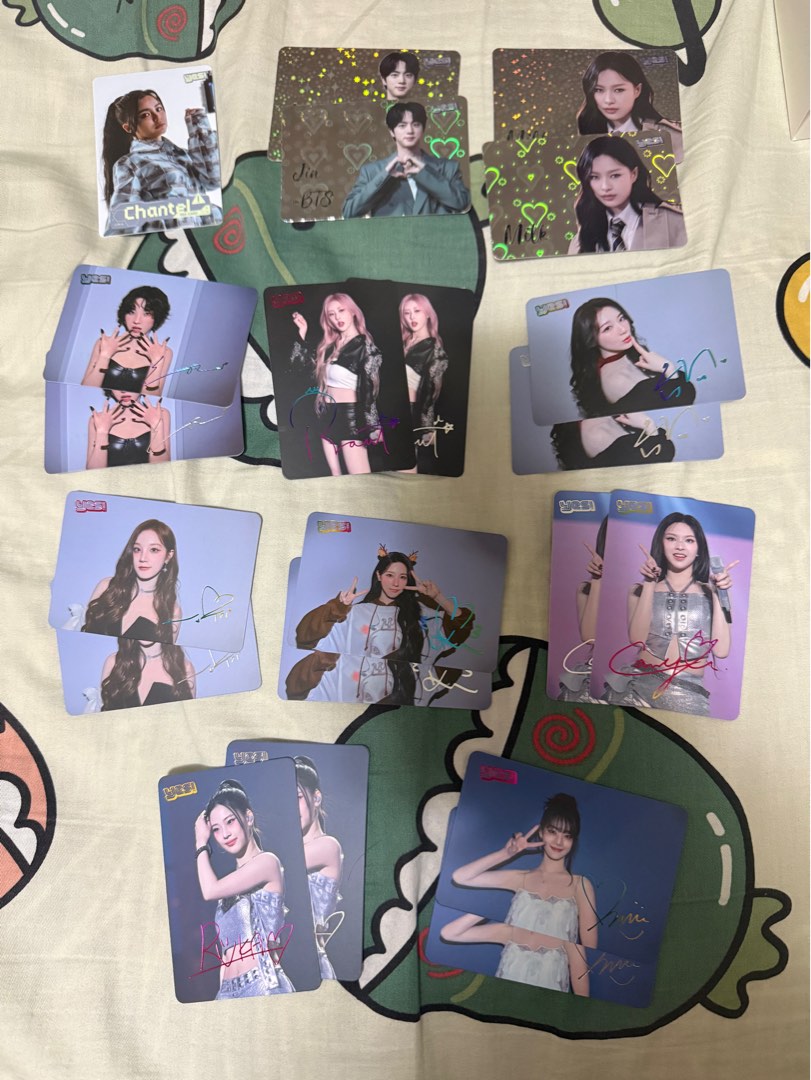 Yes card 115期夜光閃卡燙卡Chantel Jin@BTS Milk BabyMonster