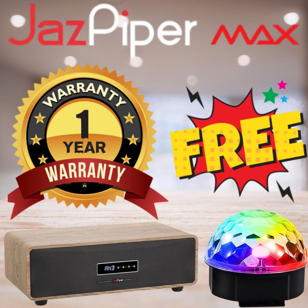 👍12months installment by atome👍jazpiper MAX all in one karaoke set with 2pc microphone speaker free same day delivery (Category: Soundbars, Speakers & Amplifiers) located in Singapore. Submitted by sgofficalstock (Listing ID 1369713192, Image 1). Description: --FREE DELIVERY-- Jazpiper max -80W POWERED SPEAKER -BUILT-IN 6.5“ SUBWOOFER -SMART VOICE -YOUTUBE MUTE -UPGRADED RAM -UPGRADED MICROPHONE -UPGRADED WIFI BAND -WOODEN EXTERIOR.