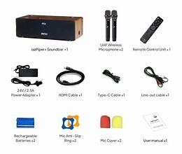 👍12months installment by atome👍jazpiper MAX all in one karaoke set with 2pc microphone speaker free same day delivery (Category: Soundbars, Speakers & Amplifiers) located in Singapore. Submitted by sgofficalstock (Listing ID 1369713192, Image 3). Description: --FREE DELIVERY-- Jazpiper max -80W POWERED SPEAKER -BUILT-IN 6.5“ SUBWOOFER -SMART VOICE -YOUTUBE MUTE -UPGRADED RAM -UPGRADED MICROPHONE -UPGRADED WIFI BAND -WOODEN EXTERIOR.