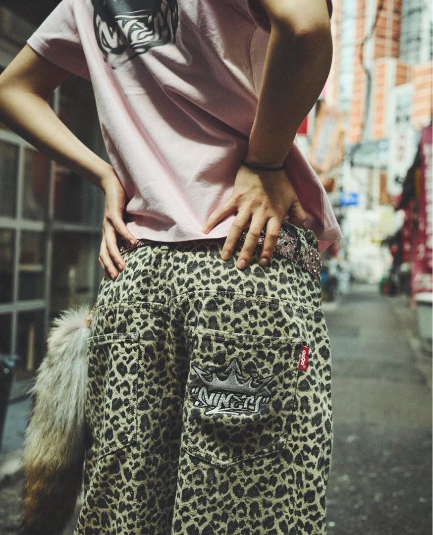 豹柄 9090 King Logo Assort Buggy Pants パンツ 9090 King Logo