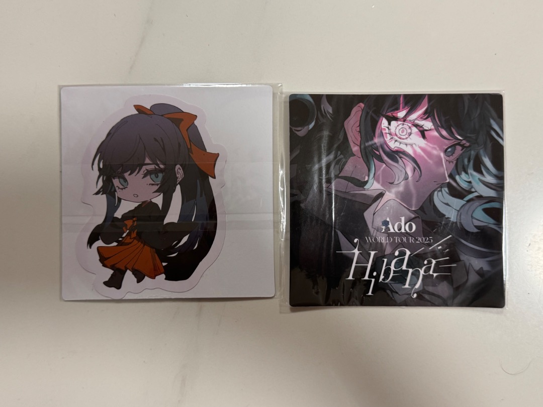 Ado タグ ステッカー セット ヨーロッパ限定 Hibana