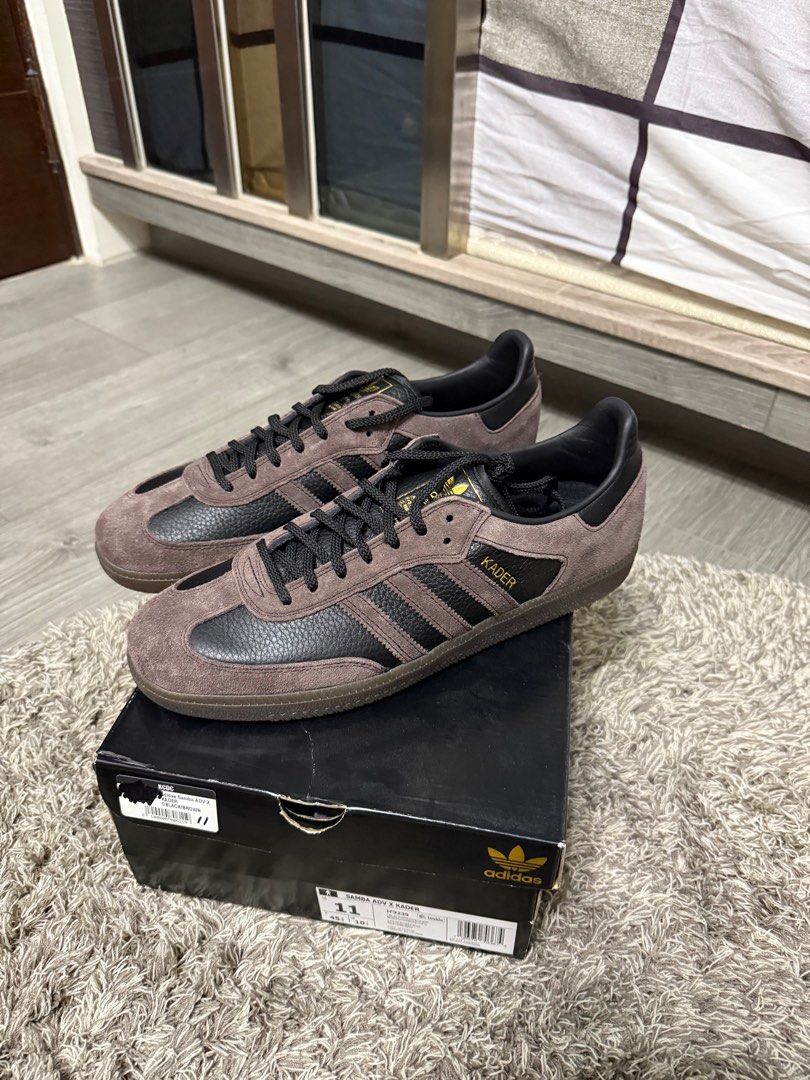 adidas gazelle silver green womens Adidas x Kader Samba ADV Shoes - Core Black / Brown / Gum5