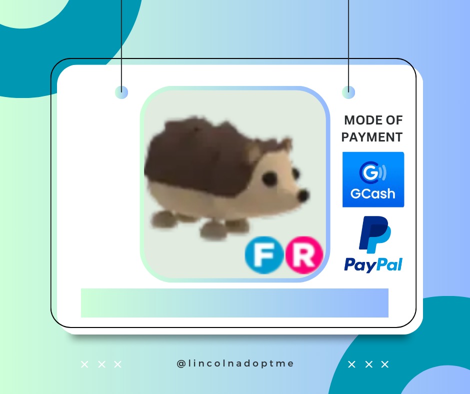 ADOPT ME | FR FLY RIDE HEDGEHOG | ROBLOX, Video Gaming, Gaming ...
