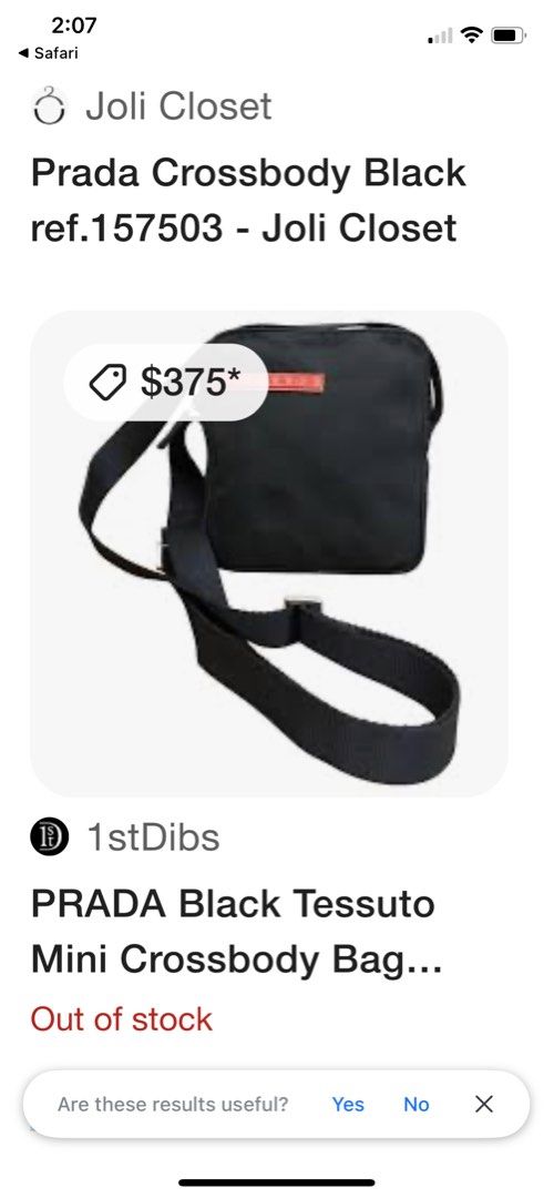Authentic prada (Category: Luxury Bags & Wallets) located in Mambajao. Submitted by ckali (Listing ID 1369738565, Image 1). Description: No major issue japan source vintage no fade no runs.