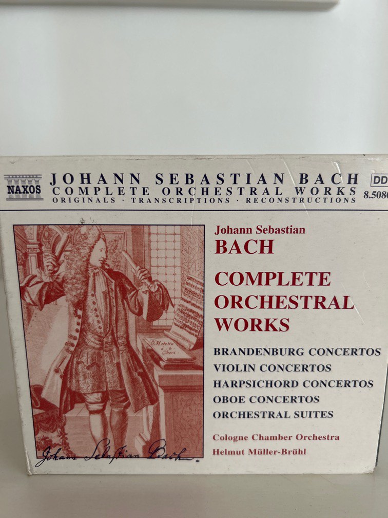 Bach Complete Orchestral Works CD Set, Hobbies & Toys, Music & Media ...