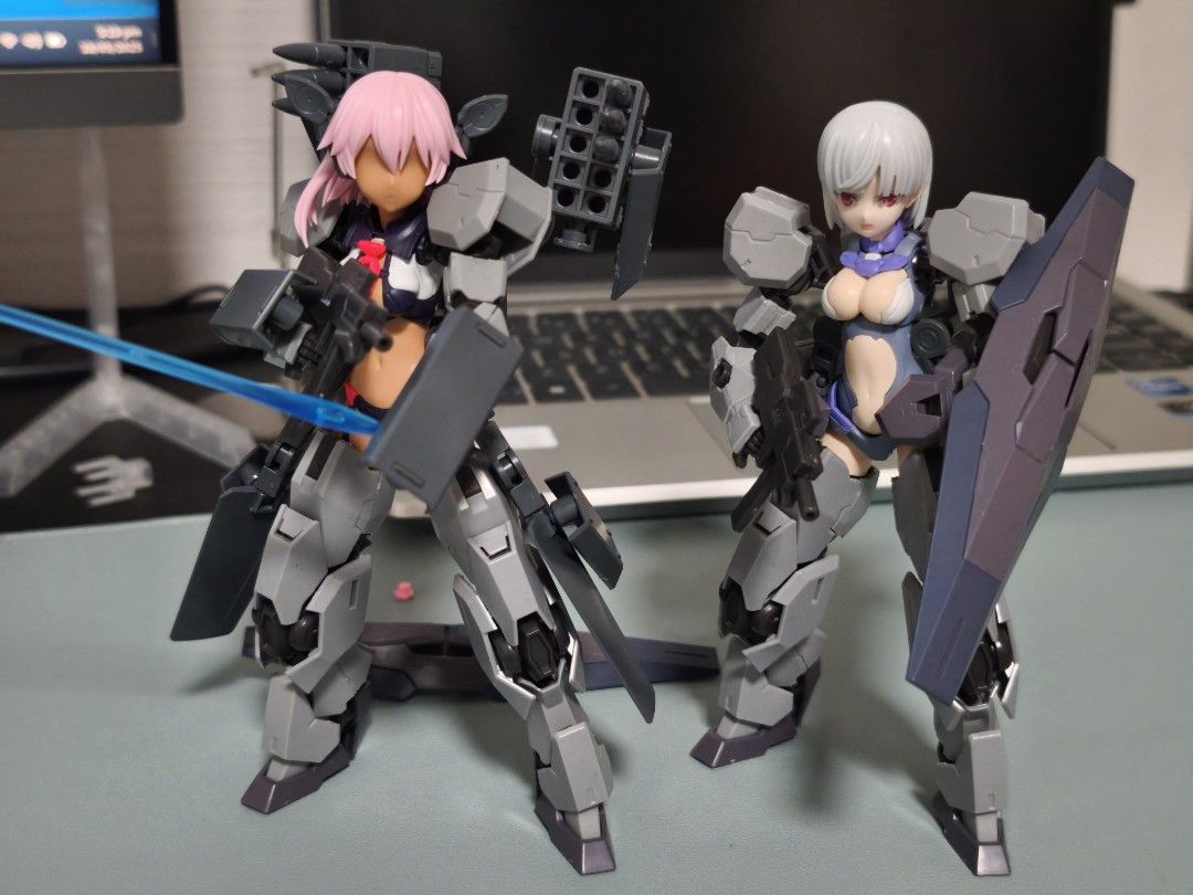 Bandai 30MS kit bash (Category: Gundam Model Kits) located in Singapore. Submitted by SimplyEng (Listing ID 1369794306, Image 1). Description: Right kit with 30 MS, $50 The left kit has an add on weapons set, $60. If getting both kits, $100..