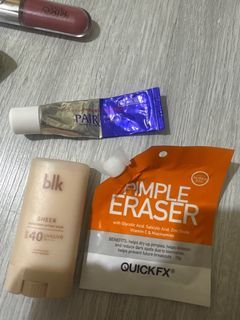 BLK sheer sunscreenstick with freebies