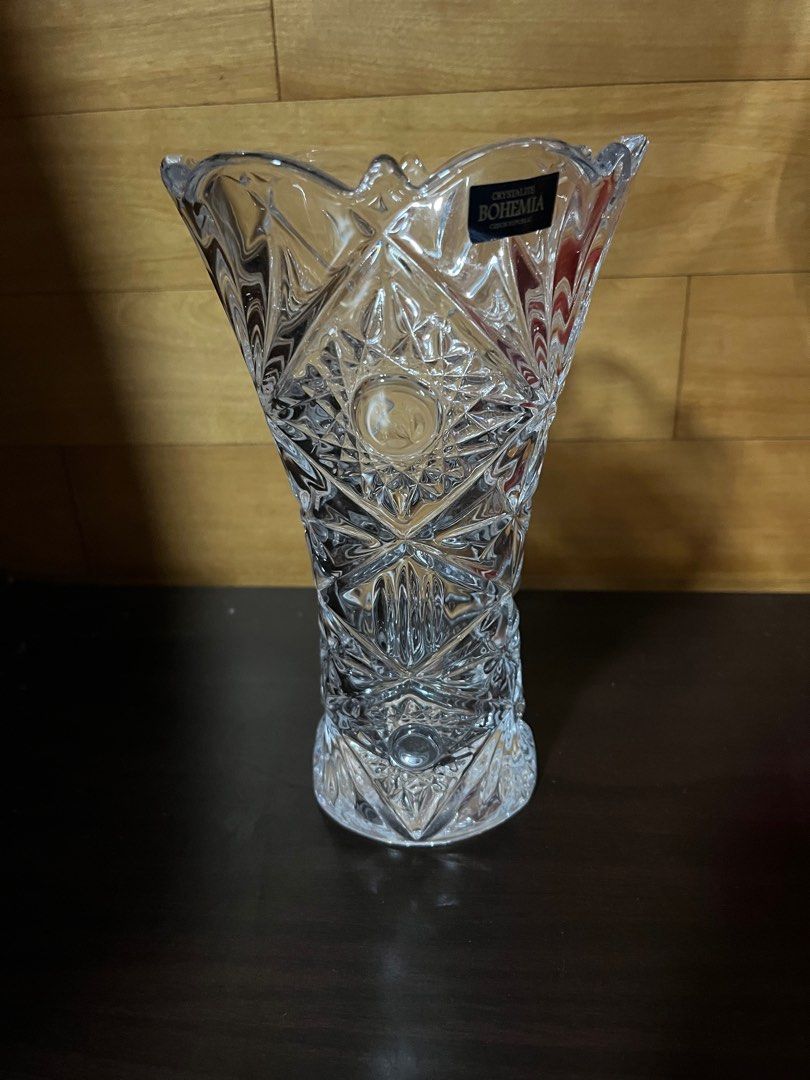 Bohemian Crystal Vase