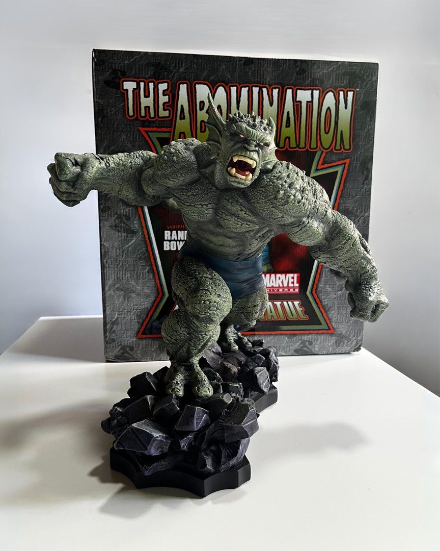 Bowen Designs Marvel’s The Abomination Full Statue (Category: Figurines & Statues) located in Mandaluyong City. Submitted by _jebtrd (Listing ID 1369737216, Image 1). Description: Over 13” Never displayed.