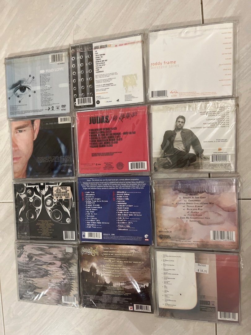 CD/HMV BUNDLE (Category: CDs & DVDs) located in Singapore. Submitted by dq73740 (Listing ID 1369776423, Image 2). Description: original titled album from various artists pick and choose $12/each.