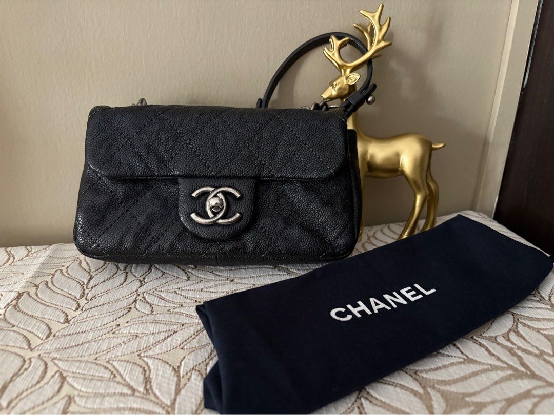 Chanel Rectangular Mini WOC (Category: Bags & Wallets) located in Petaling Jaya. Submitted by passion4bagz (Listing ID 1369763137, Image 1). Description: Price is fixed. No COD Card, Serial Number, Dustbag. No box WOC with rhodium strap. Very useful - can put iphone, key and cards. 3 slots (inner slot has zipper).