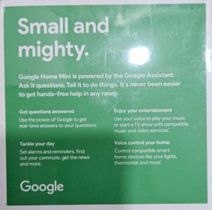 CHEAP SALE!!! EXCELLENT CONDITION GOOGLE HOME MINI SMART SPEAKER FOR JUST $42 ONLY!!! (NEW REVISED PRICE TODAY, 31 MAY) + FREE DELIVERY TO YOUR DOORSTEPS!!! (Category: Soundbars, Speakers & Amplifiers) located in Singapore. Submitted by marlkc (Listing ID 1369774463, Image 3). Description: CHEAP SALE!!! EXCELLENT CONDITION GOOGLE HOME MINI SMART SPEAKER FOR JUST $42 ONLY (NEW REVISED PRICE TODAY, 31 MAY) + FREE DELIVERY TO YOUR DOORSTEPS!!! **"Up