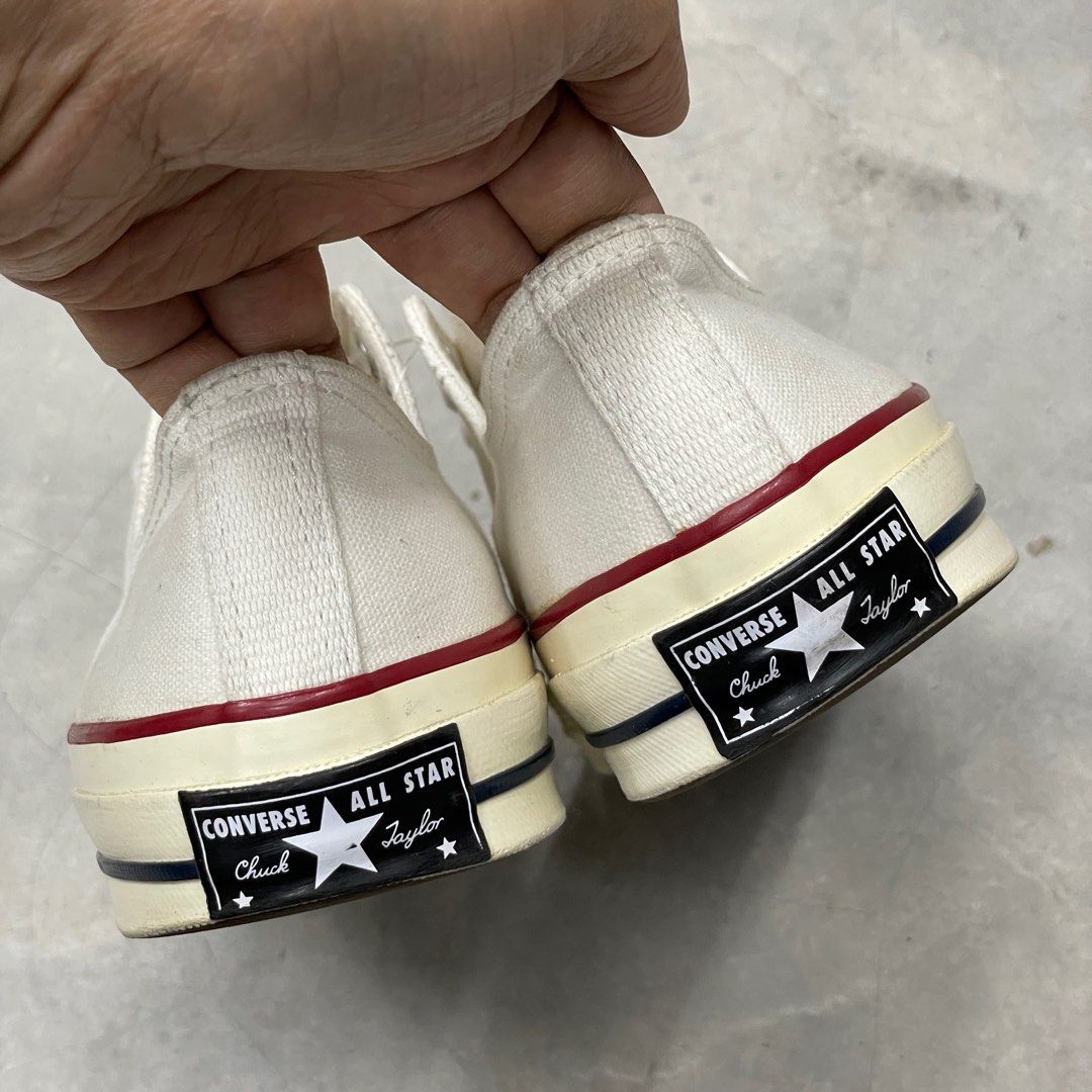 Converse Chuck Taylor CT70 Black Label UK8 Parchment White, Men