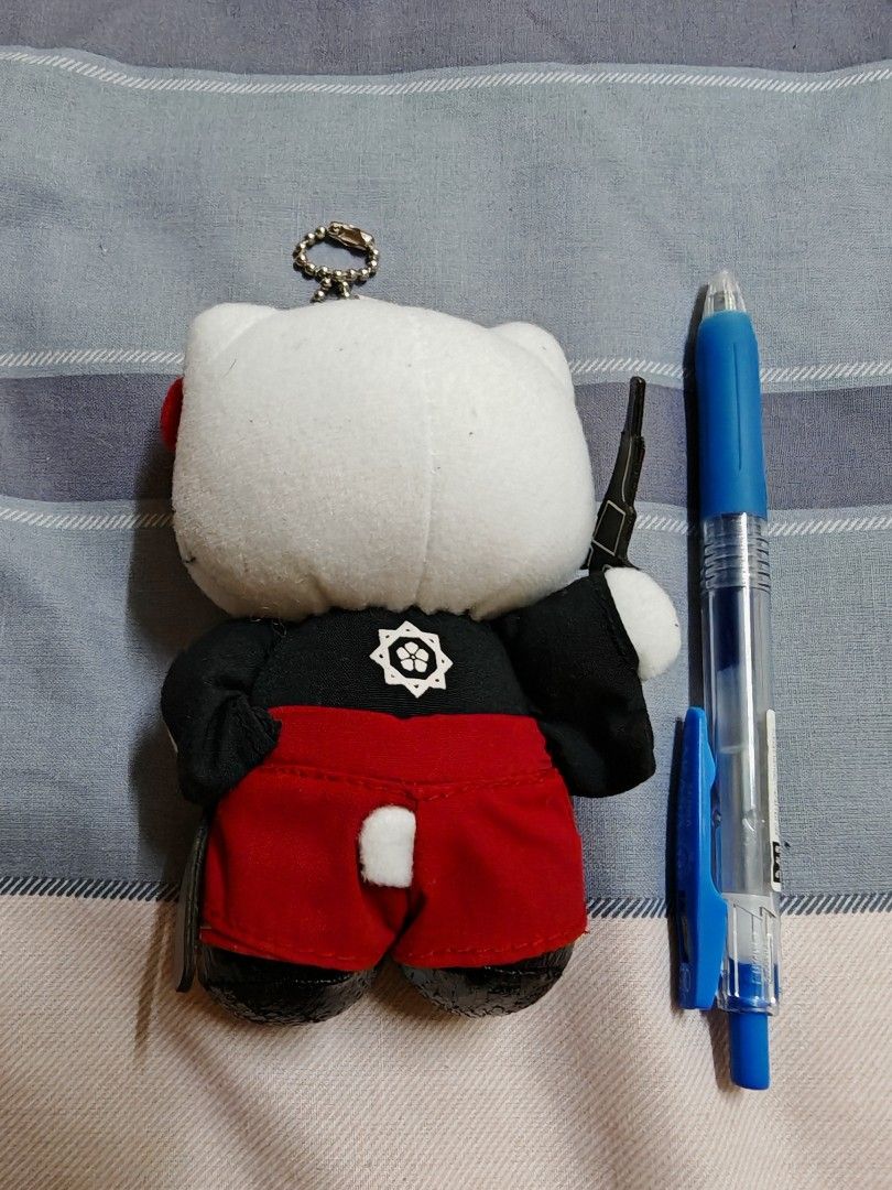 [Defect] Hello Kitty Sakamoto Ryoma plush keychain, Hobbies & Toys ...
