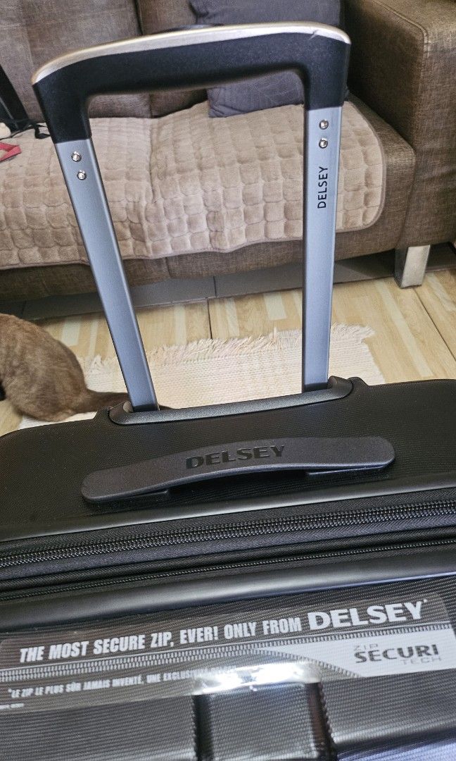 Delsey Luggage Medium (Category: Luggage) located in Marikina City. Submitted by luiliam (Listing ID 1369707424, Image 3). Description: Delsey Luggage Promenade Hard Black/Noir Double zipper 69cm 4-Wheel Trolly Case 3.80 kg H 69cm W 45cm L 31cm.