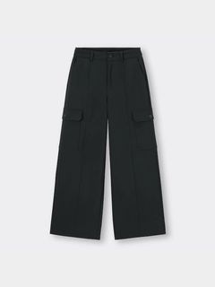 GU by Uniqlo Black Cargo Trousers