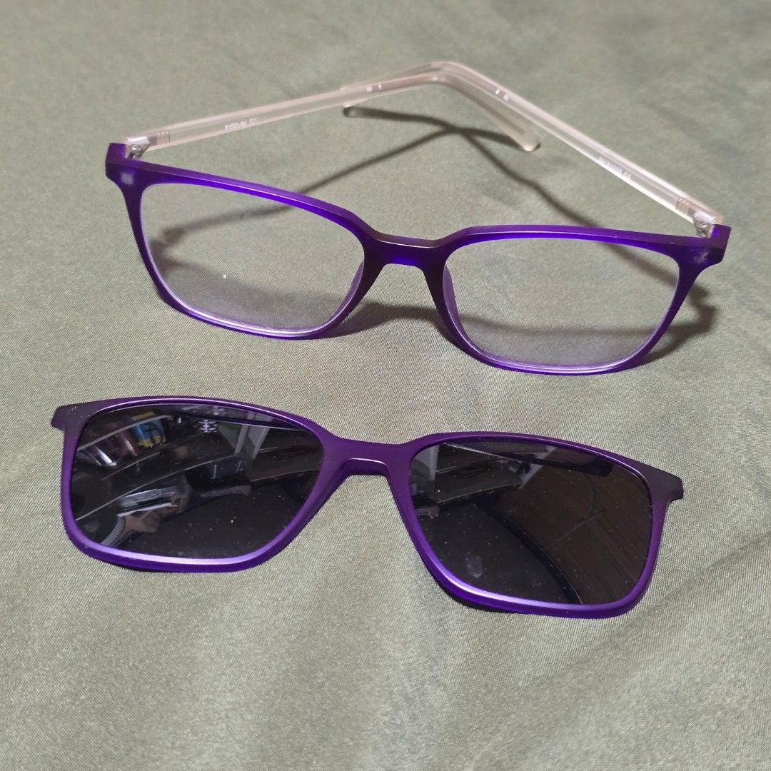 InStyle glasses with magnetic sunglass attachment (Category: Sunglasses & Eyewear) located in Jaen. Submitted by ceelka (Listing ID 1369787508, Image 1). Description: 🌸 Read before messaging 🌸 InStyle eyewear, prescription eyewear for nearsightedness. Comes with clear plastic case, select one from the three in the photo. Price negotiable only when buying with other items. Fu ll payment via BPI or GCash before shipping. Shipping fee to be should