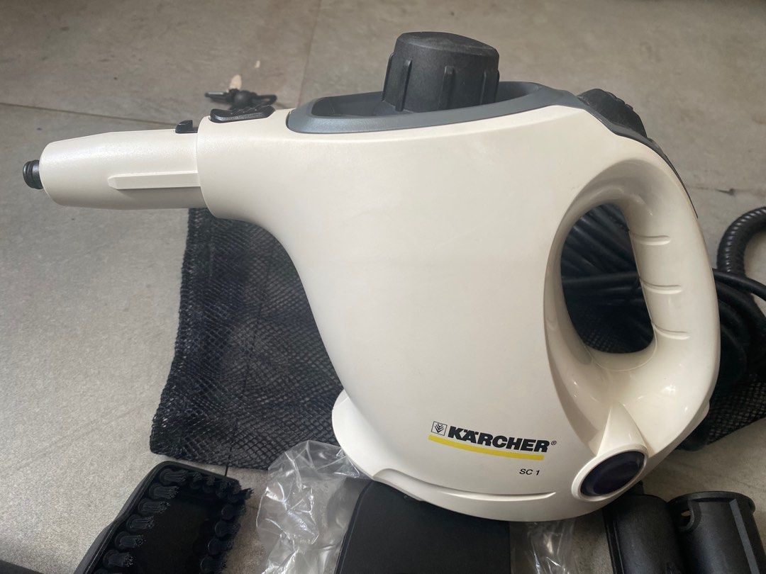 Karcher SC 1 EasyFix Premium Steam Cleaner (White) (Category: Vacuum Cleaner & Housekeeping) located in Makati City. Submitted by mixtapes007 (Listing ID 1369716182, Image 3). Description: ❗️Kindly Read Description Carefully❗️ 1. Will passed as brand new since we opened the box to check the item and not used. 2. Won it a raffle 3. We hard time figuring out on how to use it. 4. RFS: selling ihe item to passionate cleaners needing a new steam vaccu