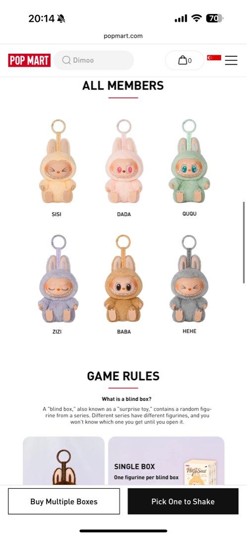 100% authentic) LABUBU Have a Seat Vinyl Plush Blind Box