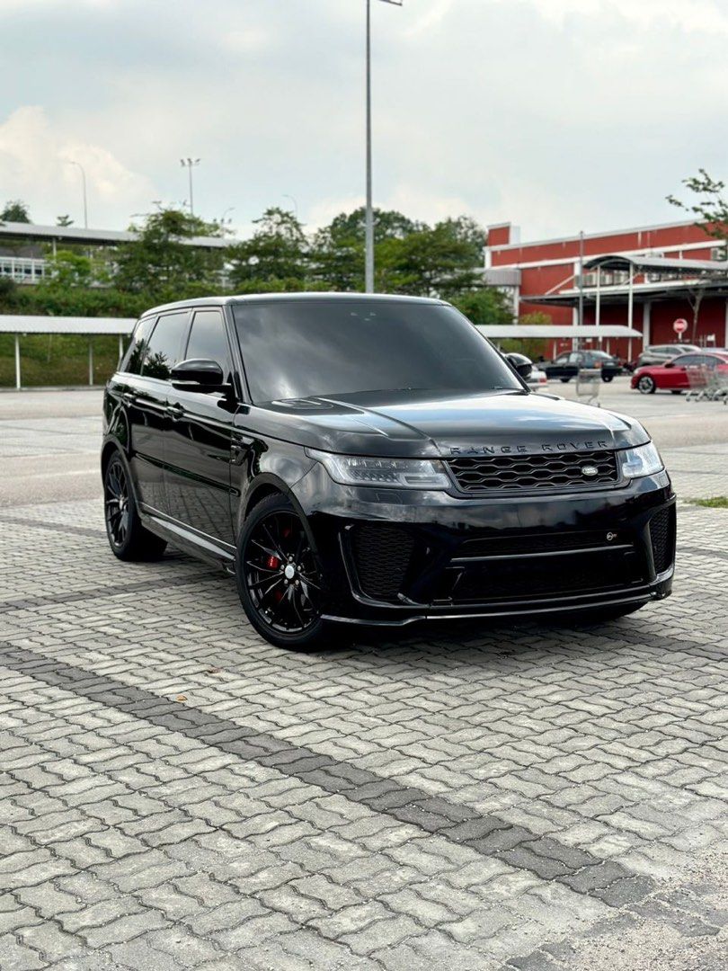 Land Rover Range Rover 5.0 V8 S/C LWB SVAutobiography (A) (Category: Used Cars) located in Singapore. Submitted by myjapans (Listing ID 1369866939, Image 1). Description: ✅ MODEL: LAND ROVER RANGE ROVER SPORT 5.0 / SVR / V8 SUPERCHARGED ✅ MFG : 2020 UNREGISTER SPEC ( SPESIFIKASI KENDERAAN ) HP: 575 HP TORQUE: 700Nm COLOR: GLOSS BLACK ☑ PETROL ☑ MERIDIAN SOUND SYSTEM ☑ BLACK INTERIOR ☑LED MATRIX HEADLIGHTS WITH SIGNATURE DRL ☑DUAL MEMORY & BUCKET 