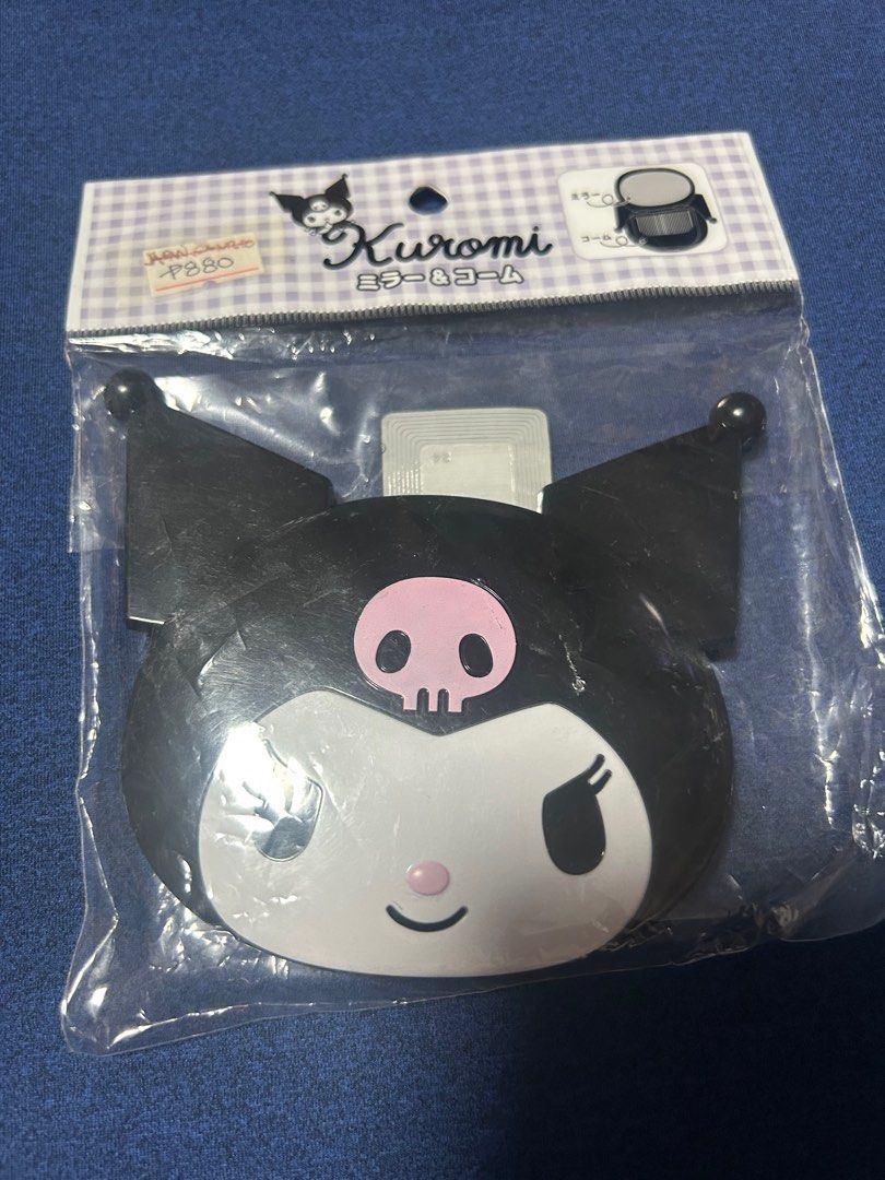 Limited: Kuromi Mirror with Comb from Japan (Category: Mirrors) located in Manila. Submitted by luxurybrandsonly (Listing ID 1369792020, Image 1). Description: 💜🪞 FOR SALE: Kuromi Mirror with Comb Set 💜🪞 Stay cute and stylish on the go with this adorable Kuromi mirror + comb combo! 💅✨ 🎀 Compact & lightweight – fits perfectly in your bag or pouch 🎀 Features Kuromi’s signature charm 🎀 Perfect for touch-ups, gifting, or your Sanrio collectio