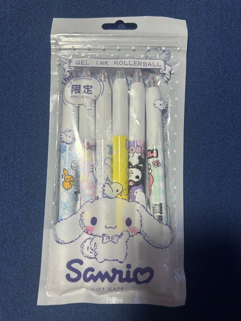 Limited: Sanrio / Slam Dunk Pen Set (Category: Stationery & School Supplies) located in Manila. Submitted by luxurybrandsonly (Listing ID 1369789767, Image 1). Description: 🖊️✨ FOR SALE: Sanrio Gel Pens – Kuromi & Cinnamoroll ✨🖊️ Add a dash of kawaii to your writing! 💕 💖 Choose from: 💜 Kuromi – for a little sass and style 💙 Cinnamoroll – for sweet and soft vibes ✅ Smooth gel ink ✍️ ✅ Super cute Sanrio designs ✅ Perfect for journaling, gifti