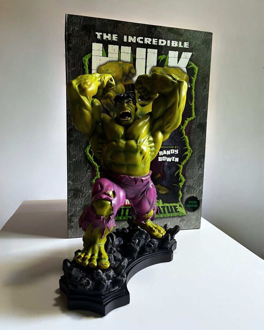 Marvel’s The Hulk Bowen Design Full Statue (Category: Figurines & Statues) located in Mandaluyong City. Submitted by _jebtrd (Listing ID 1369736490, Image 1). Description: 15.5” Bought from the USA Opened for photo purposes only.