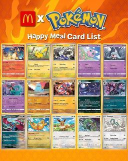 Mcdonalds Pokemon Cards 2025