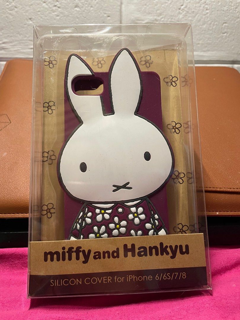 Miffy and Hankyu iphone case (6/6s/7/8) (Category: Cases & Sleeves) located in Makati City. Submitted by mooncherrielife (Listing ID 1369743289, Image 1). Description: Never been used phone case Damaged lang yung plastic case pero no issues sa mismong iphone case Silicon material.