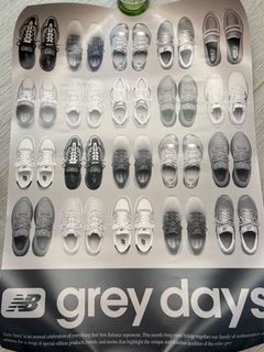 New Balance grey days poster62977656941570119