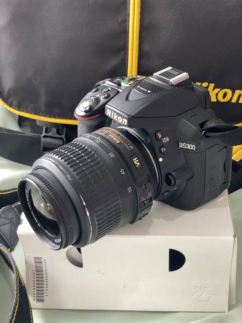 Nikon DSLR D5300 with lens complete (Category: Cameras) located in Cagayan de Oro. Submitted by glennarose (Listing ID 1369709117, Image 1). Description: WHAT YOU SEE IS WHAT YOU GET, PHOTO IS RECENT, RARELY USED, BUT WITH DIRT SA LENS WHICH IS VISIBLE SA VIEWPOINT NEEDS CLEANING LANG COMPLETE ACCESSORIES MESSAGE ME FOR MORE PHOTOS RFS: NEED CASH.