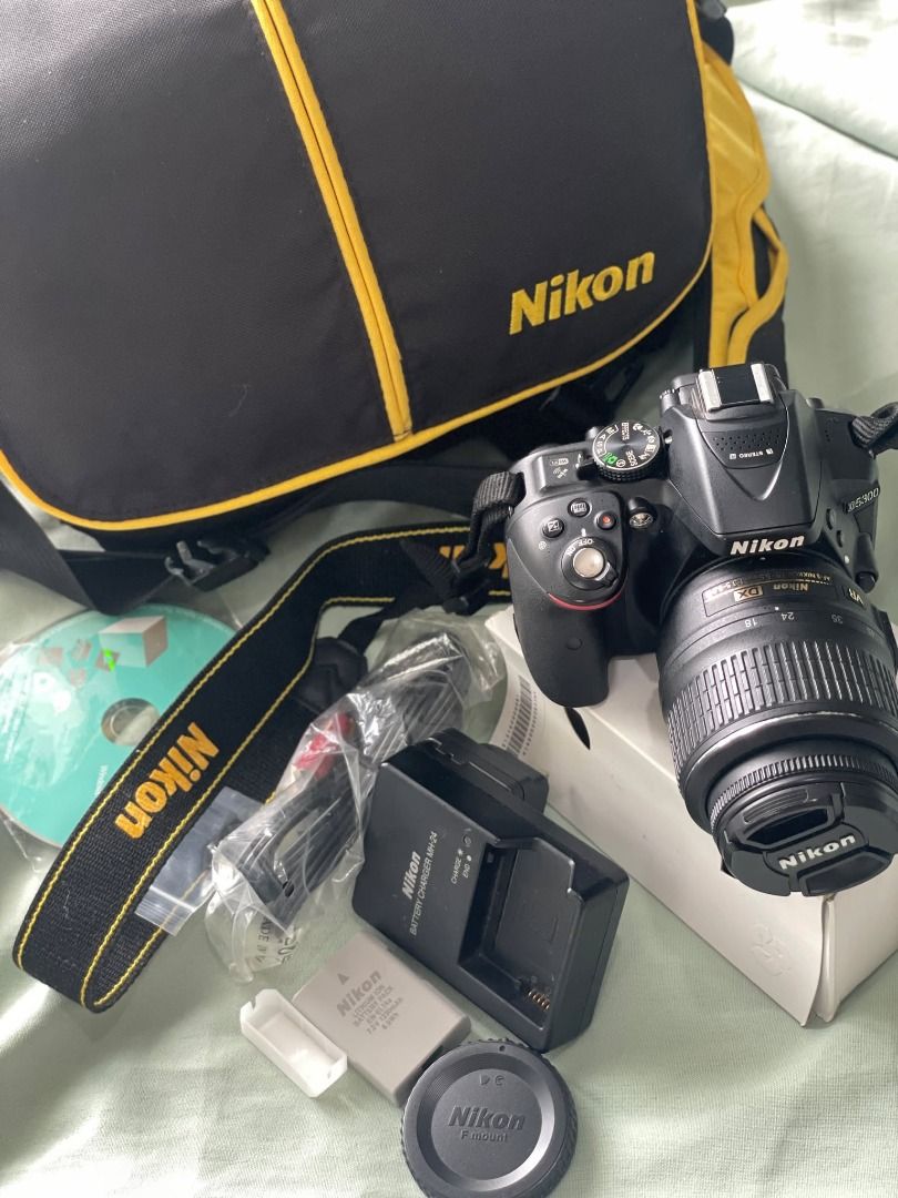 Nikon DSLR D5300 with lens complete (Category: Cameras) located in Cagayan de Oro. Submitted by glennarose (Listing ID 1369709117, Image 2). Description: WHAT YOU SEE IS WHAT YOU GET, PHOTO IS RECENT, RARELY USED, BUT WITH DIRT SA LENS WHICH IS VISIBLE SA VIEWPOINT NEEDS CLEANING LANG COMPLETE ACCESSORIES MESSAGE ME FOR MORE PHOTOS RFS: NEED CASH.
