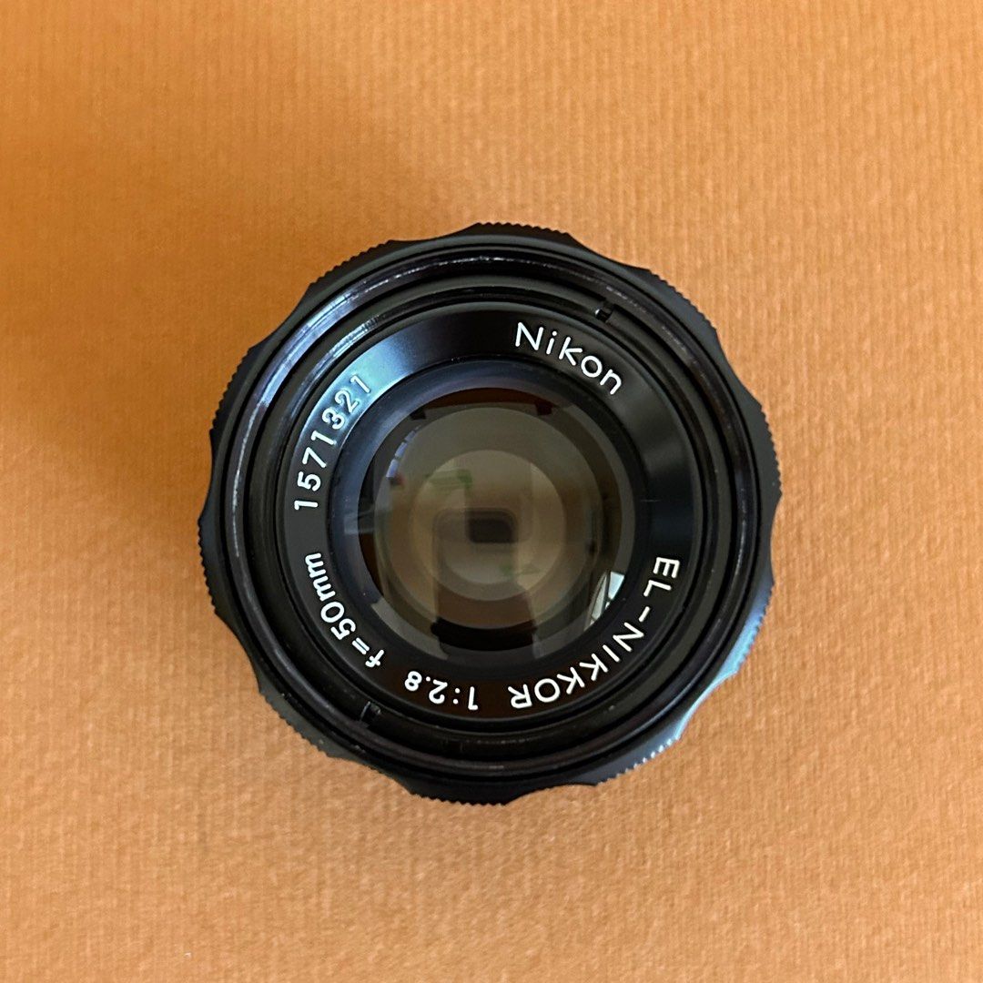 Nikon EL Nikkor 2.8 50mm camera lens (Category: Lens & Kits) located in Las Pinas. Submitted by pl4y_it_4g4in (Listing ID 1369826947, Image 1). Description: As is Not tested with camera Aperture Click ok lens ok Mild haze With plastic case and lens cap (1) .