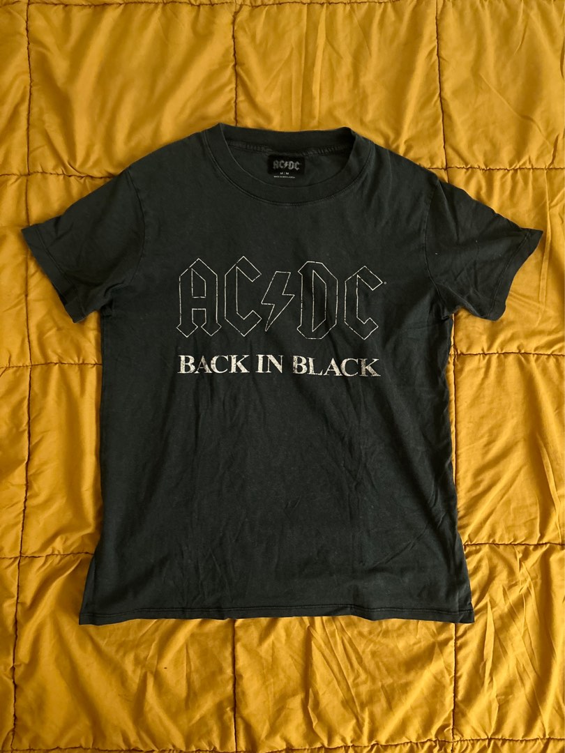 Official ACDC Grunge Band Shirt, Men's Fashion, Tops & Sets, Tshirts ...
