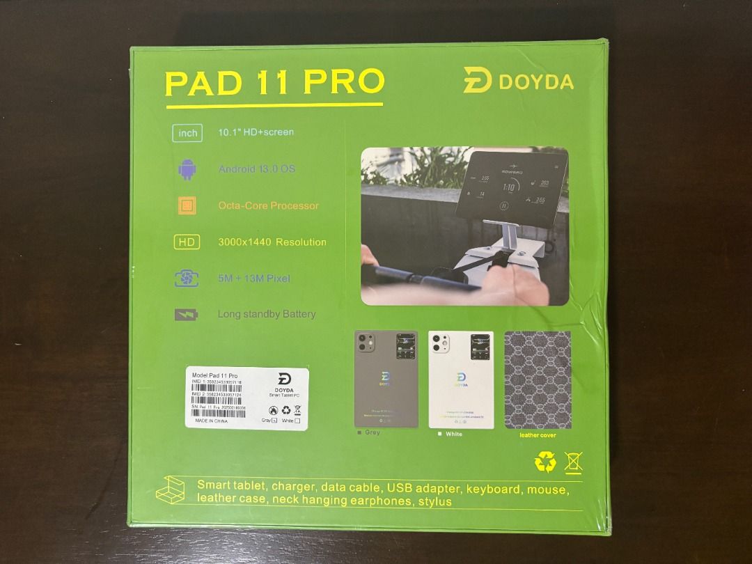 PAD 11 PRO ANDROID TABLET (Category: Android) located in Manila. Submitted by gingercat1111 (Listing ID 1369768608, Image 2). Description: BRAND NEW 10.1"HD Tablet - COMPLETE SET Charger Leather cover Mouse Screen guard Stylus Bluetooth earphones FEATURES: Android 13.0 OS Oct-Core Processor 5M + 13M Pixel Long Standby Battery 8GB RAM + 256GB Memory Wifi + Dual Sim.