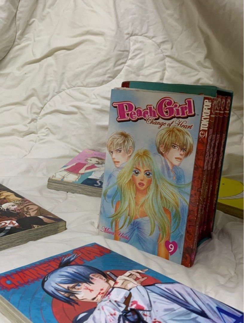 PEACH GIRL ! RARE ! WITH FREEBIES (Category: Storybooks) located in Manila. Submitted by l___lex (Listing ID 1369825534, Image 1). Description: ˖𓍯Peach Girl 🧺 ⌗Volumes ✉ 2,4,5,6,7, 8 & 9 - {2800} + sf ׂׂૢ Boxed ׂׂૢ sealed ׂׂૢ Pre loved ׂׂૢ Tokyo pop ׂׂૢ tanning .