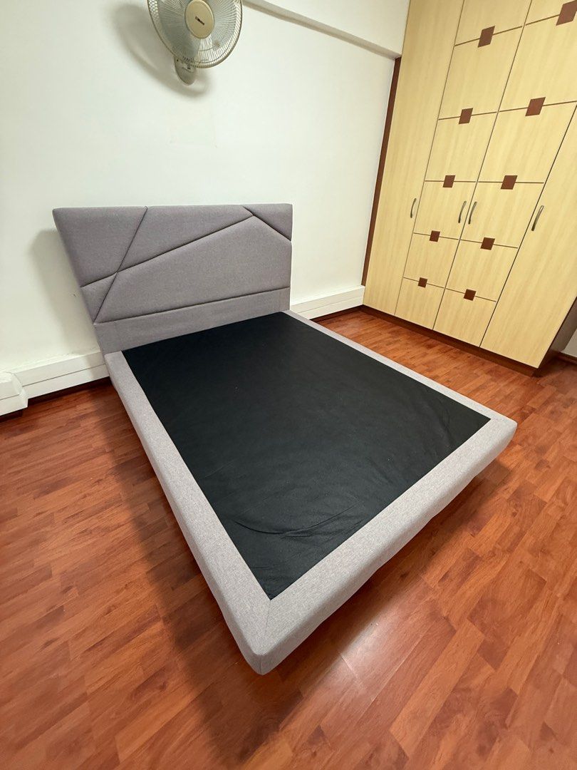 Queen Size Bed Frame - upholstered65075084408961111