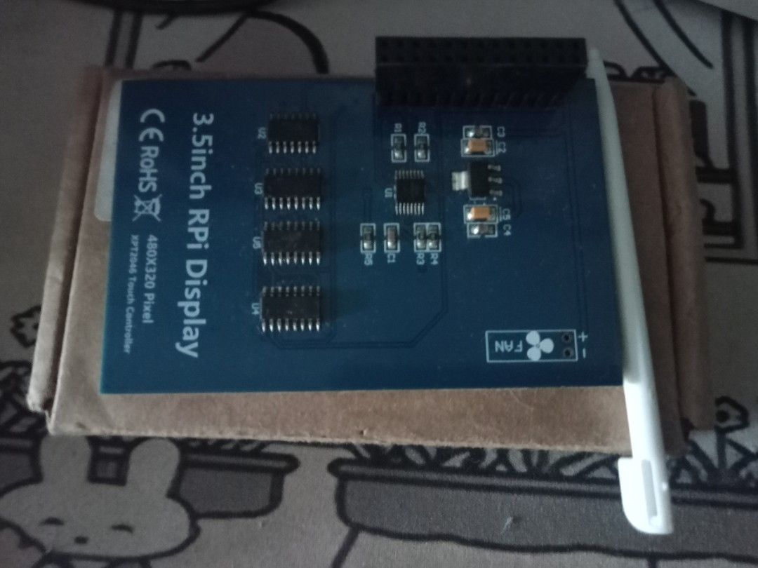 Raspberry Pi Touchscreen LCD 3.5' (Category: Other Accessories) located in Cainta. Submitted by stevensarino (Listing ID 1369716341, Image 3). Description: Raspberry Pi LCD Touchscreen with pen RFS: For thesis purposes sana pero di na nagamit. Di narin matest since na turnover na ang raspberry pi. Can do meetup around Cainta, Rizal to test..
