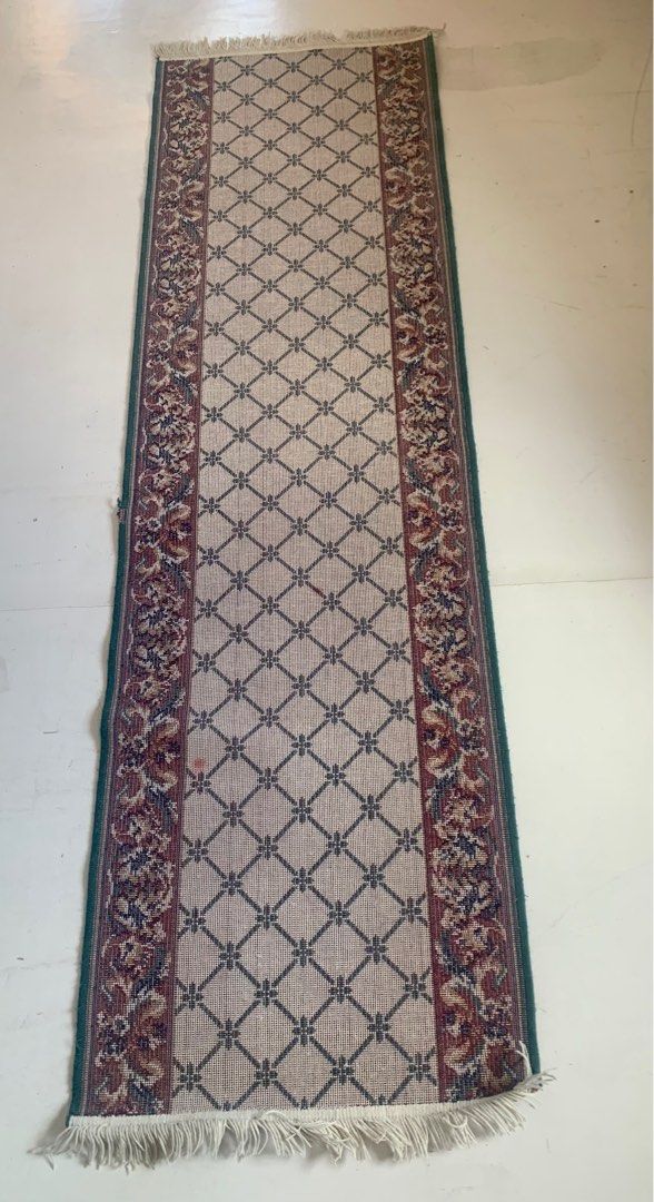 Runner Rug Carpet (Category: Carpets, Mats & Flooring) located in Bacoor. Submitted by solitaire0509 (Listing ID 1369693615, Image 2). Description: 25.5 inches x 88 inches.