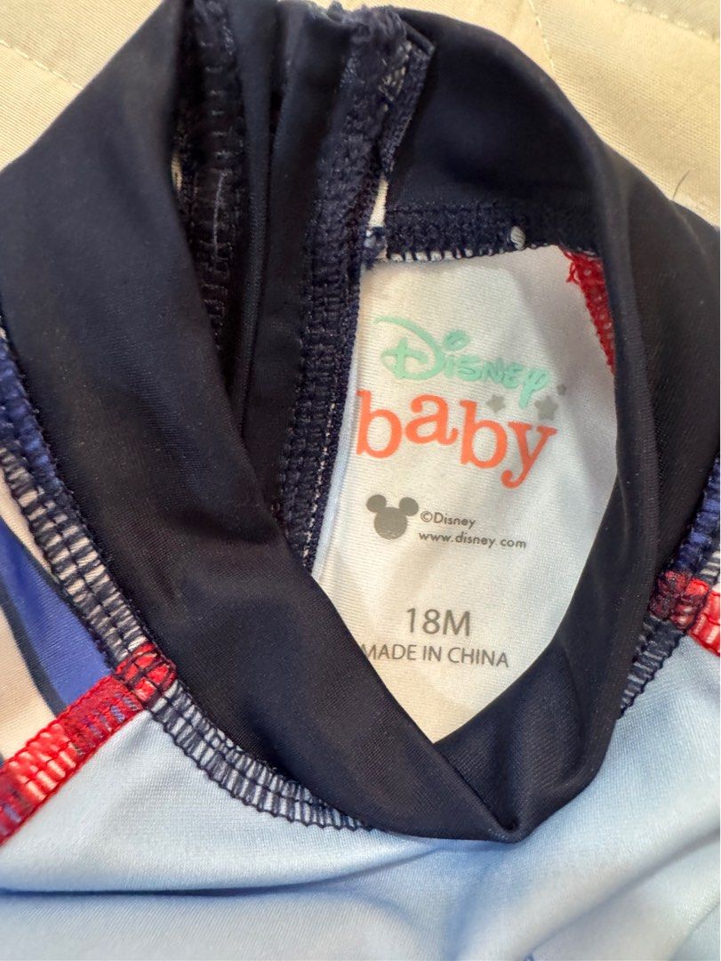 Rush guard for Baby (DISNEY brand) (Category: Babies & Kids Fashion) located in Talisay. Submitted by retrobags (Listing ID 1369711599, Image 3). Description: Like new, one used only. For 6-18 mos only. Best fit po to small or petite babies. Personal preloved ng baby ko. RFS: Decluttering.