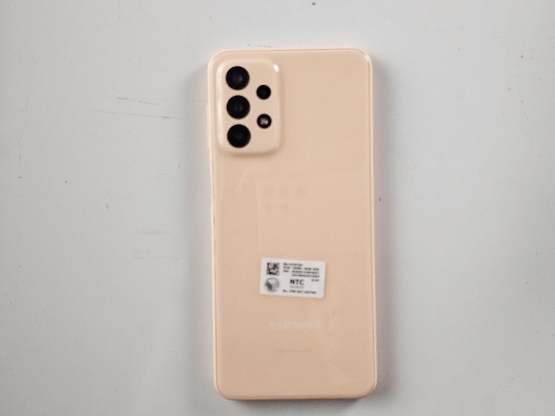SAMSUNG Galaxy A23 6+128GB Peach (Category: Samsung) located in Quezon City. Submitted by gadgets.ph (Listing ID 1343108820, Image 3). Description: Like new Complete Smoothness 100% Pwede sa maarte Meetup @ Batasan Quezon City.
