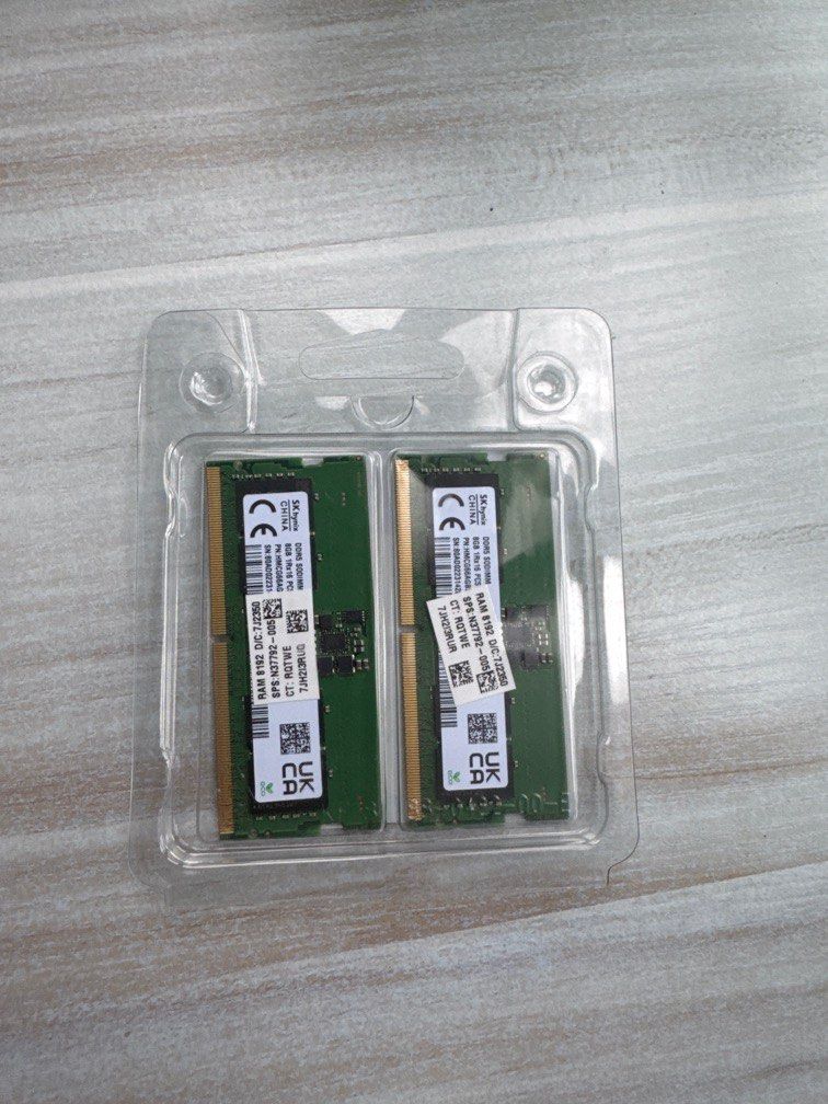 SK Hynix 16GB Kit DDR5 SODIMM Ram (2x8GB)
