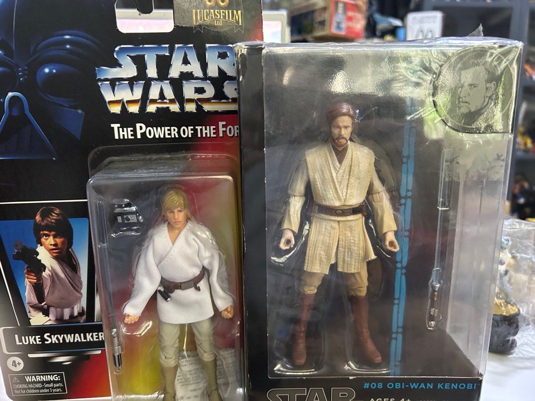 Starwars Obi-Wan Kenobi & Luke Skywalker (Category: Western Merchandise) located in Manila. Submitted by cxtremetoy17724 (Listing ID 1369737358, Image 1). Description: Starwars Obi-Wan Kenobi & Luke Skywalker Set for Php 1,800.00.