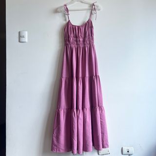 Tayo Studio Pink Pamela Maxi Dress
