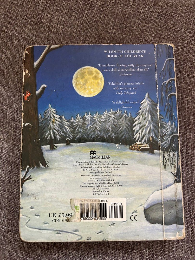 The Gruffalo’s Child (Category: Children's Books) located in Manila. Submitted by newstorm_53e0c4 (Listing ID 1369695766, Image 2). Description: .