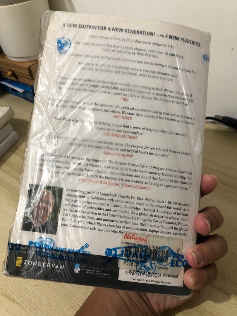 The Purpose Driven Life: What on Earth Am I here for? (Category: Storybooks) located in Makati City. Submitted by ysabelmel (Listing ID 1369757410, Image 3). Description: RFS: Declutter Need money🙂.