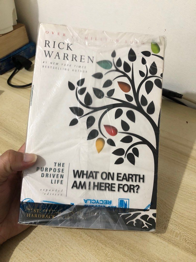 The Purpose Driven Life: What on Earth Am I here for? (Category: Storybooks) located in Makati City. Submitted by ysabelmel (Listing ID 1369757410, Image 1). Description: RFS: Declutter Need money🙂.