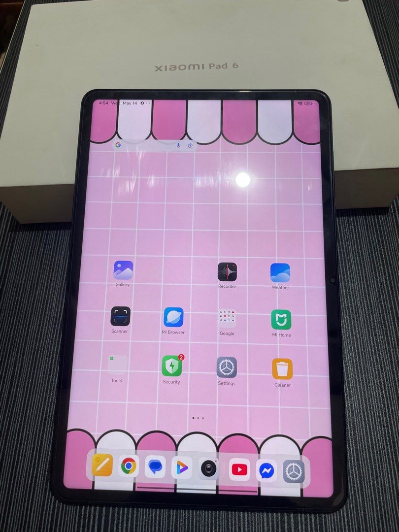 Xiaomi Pad 6 , 128/6gbram, Mist Blue (Category: Xiaomi) located in Quezon City. Submitted by j.co30 (Listing ID 1369873019, Image 3). Description: XIAOMI PAD 6 - color mist blue - 128gb/6gbram storage - 11 inch display (soafer laki in person) - 8840 mAh tagal malowbat - makinis almost new - with OG box, cord and case - no issue :)) .