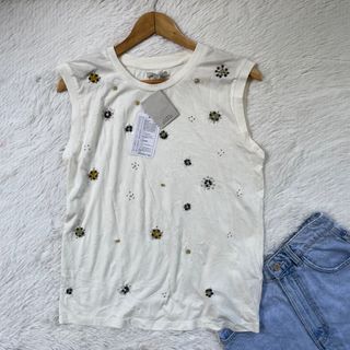Zara trafaluc vest top
